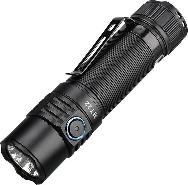 Trustfire MT22 wiederaufladbare EDC-LED-Taschenlampe in Schwarz mit 2250 Lumen, Typ-C-USB-Ladefunktion und Powerbank-Funktion - Bild 1