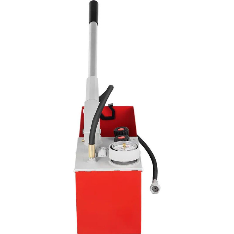 Buying Solutions MB Hydrostatische Druckprüfpumpe in Rot mit 12,1-Liter-Tank für Tests bis 60 bar/860 psi, manuelles hydraulisches Wasserdruckprüfgerät-Kit mit Dreifach-Manometer und R 1/2 Anschluss - Bild 6