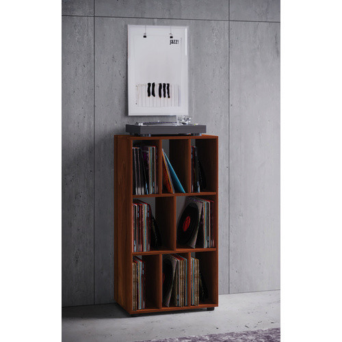 VCM Regal Schaltino in Braun mit Rückwand, B/H/T: 36 x 115 x 60 cm - Bild 3