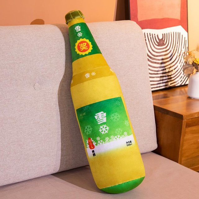 Yiran toy Bier Plüschtier, Weiche Simulations-Bierflasche, 90cm - Bild 1