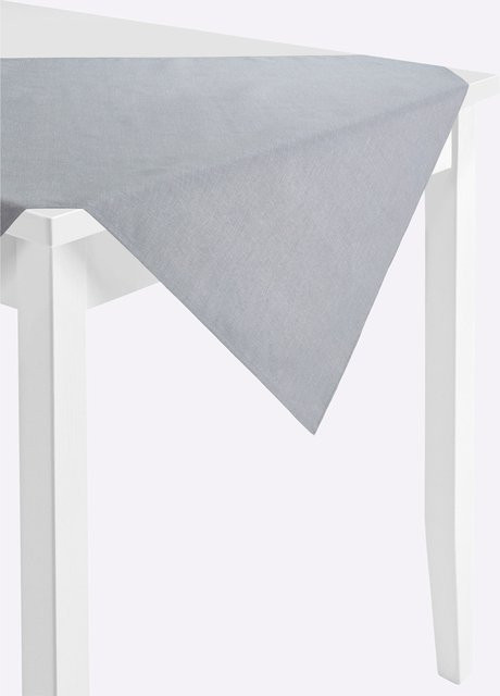 Heine Tischdecke in Grau und Multicolour, fleckenabweisend und abwaschbar, Baumwollmischung - Bild 1
