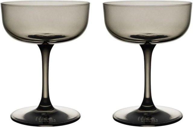 Villeroy & Boch Like Glass Dessertschalen 2er Set Grau 100 ml - Bild 1