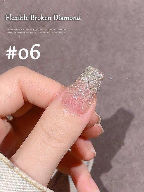 SHAKA Gel-Nagellack, Schimmernd, Blau Rot Gel - Bild 1