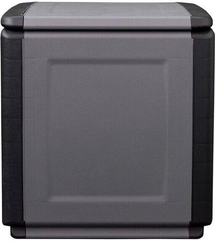 ArtPlast Multibox Cubo Aufbewahrungsbox aus Kunststoff in Dunkelgrau, B/H/L: 53 x 57 x 54 cm - Bild 1
