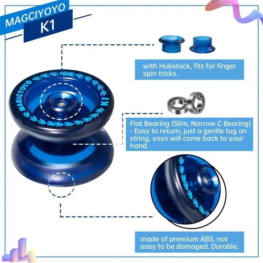 MAGICYOYO K1 D1 Yo Yo Ball, Reaktionsfähiges Yoyo, ab 6 Jahren - Bild 3