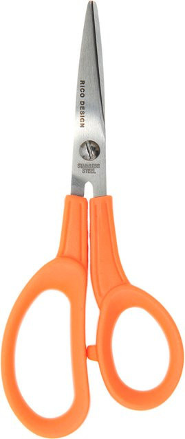 Rico Design Universalschere aus Edelstahl in Neon Orange - Bild 1
