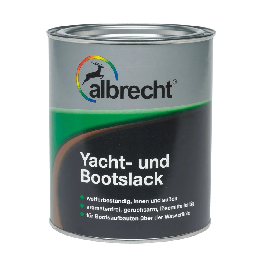 Albrecht Yacht- und Bootslack Transparent hochglänzend 2,5 l - Bild 2
