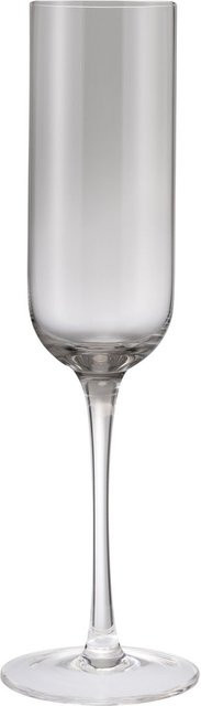 Blomus FUUMI Sektgläser Set, 4 Stück, grau/transparent, Volumen: 220 ml, H x B x T: 23,5 x 7 x 7 cm - Bild 1