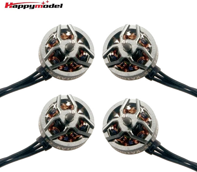Happymodel RS1102 Bürstenloser Motor, 4er-Set, Schwarz, Metall - Bild 1