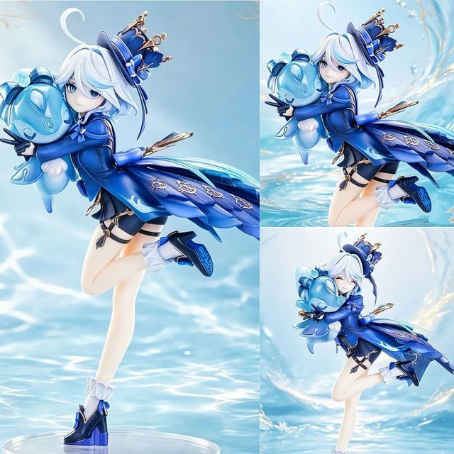 Bandai Genshin Impact Furina, Anime-Mädchenfigur, Kunststoff - Bild 1