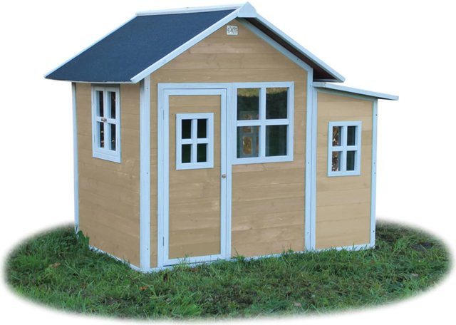 EXIT Loft 150 Holzspielhaus von EXIT Toys in Natur, B/H/T: 149 x 159 x 188 cm - Bild 1