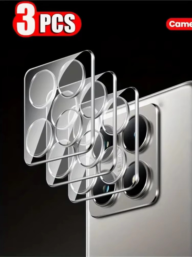 3er-Set Kamera-Objektivschutz aus gehärtetem Glas für Xiaomi Mi 13T 14T Pro Poco X6 X7 F6 Pro in Transparent - Bild 7