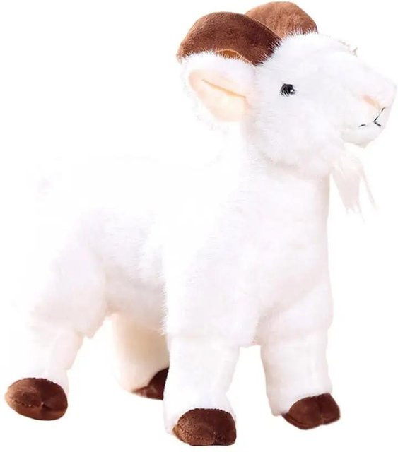 Yiran toy Ziegen-Stofftier, Bauernhof, Weiß, ab 14 Jahren - Bild 1
