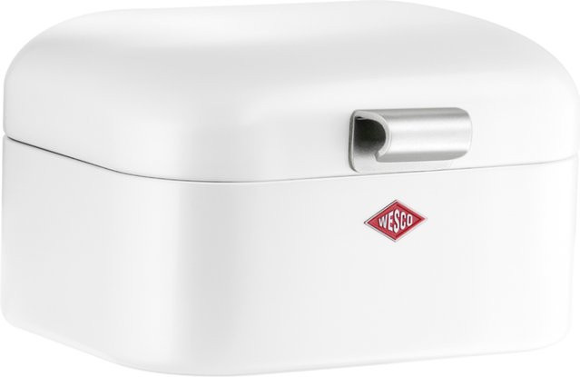 Brotkasten WESCO MINI GRANDY Weiß Metall B/T/H: 17,8 x 12,2 x 18,8 cm - Bild 1