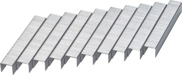 LUX-TOOLS Feindrahtklammern Comfort aus verzinktem Stahl, Farbe: Silber, 1.000 Stück, Breite: 11,4 mm, Höhe: 8,0 mm - Bild 1