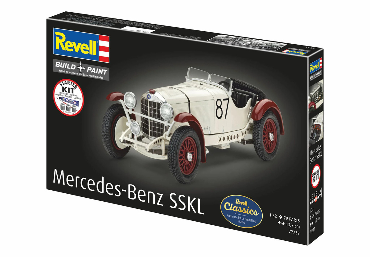 Revell Mercedes-Benz SSKL Starter Kit, Fahrzeug, 1:32, ab 12 Jahre - Bild 4