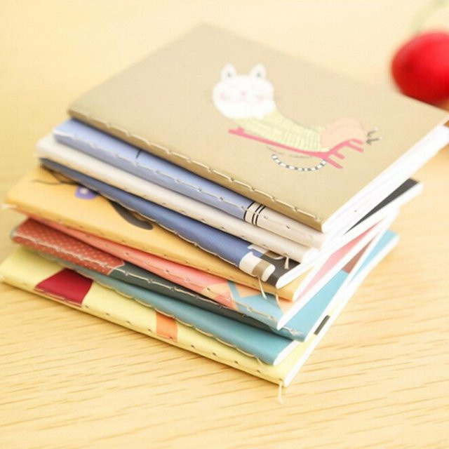 JETTING Mini-Cartoon-Notizbuch mit Softcover, Mehrfarbig, B/H: 6 x 8 cm - Bild 1