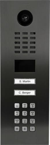 DoorBird D2102KV Türsprechanlage LAN Außeneinheit in Titan-Optik - Bild 1