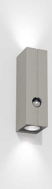 IP44.DE Cut Control LED-Wandleuchte in Grau mit Bewegungsmelder und warmweißem Licht (2700K) - Bild 1