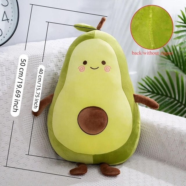 Kawaii Avocado Plüschtier, Grün, ab 6 Jahren - Bild 1