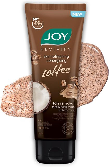 Joy Kaffee Gesichts- und Körperpeeling, 200g, Unisex - Bild 1
