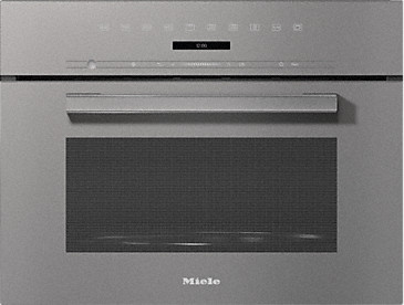 Miele Einbau-Mikrowelle M 7244 TC in Graphitgrau mit Glasfront - Bild 1