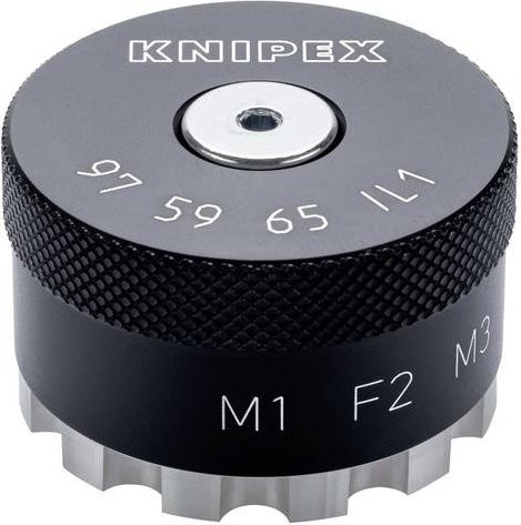 Knipex Kontaktaufnahme 97 59 65 IL1 in Schwarz für 0,14 bis 6 mm² - Bild 1