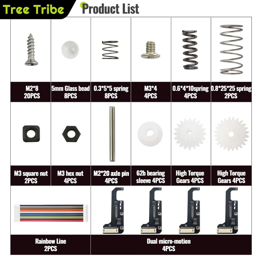Tree Tribe AMS BMCU 370C Upgrade auf die 370C DM Dual-Mikroschalter-Version mit MMU Mehrfarbendruck für A1 Mini - Bild 2