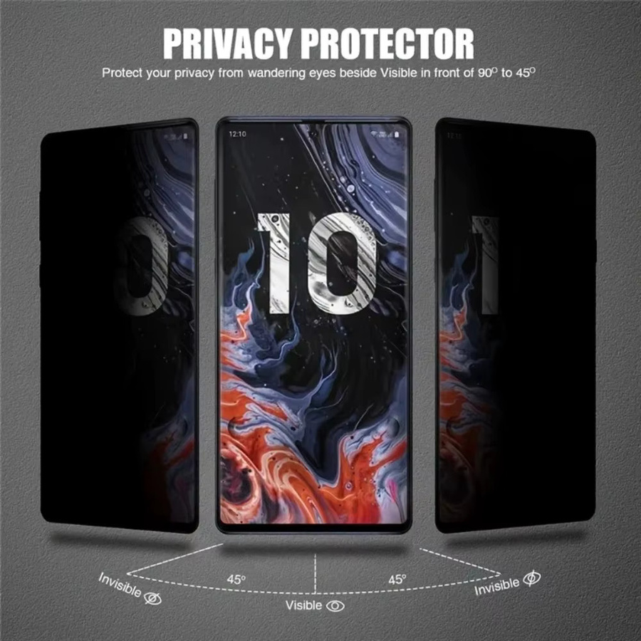 Sichtschutz-Panzerglas für OnePlus 13T 8 9 9 Pro 10 Pro 11 11R 13R 12R 12 Nord CE4 Lite Ace 3 5 Ace 2 Pro transparent - Bild 2
