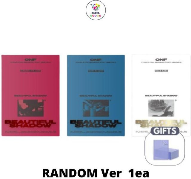 ONF 8. Mini-Album BEAUTIFUL SHADOW RANDOM Version in Grau - Bild 1