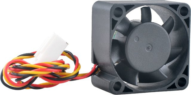 ANCHAOPU Mikro-Axiallüfter Kühllüfter in Schwarz, B/T/H: 30 x 30 x 15 mm - Bild 1