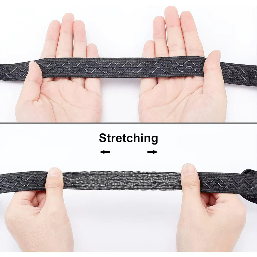 Rutschfestes elastisches Silikon-Greifband in Schwarz, Breite: 2 cm, Länge: 4,57 m - Bild 3
