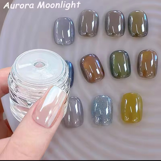 MIANEL GEL Nagelglitzer, Perlweiß, Schimmernd - Bild 1