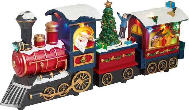 Beleuchteter Zug für dein Weihnachtsdorf von OBI in Mehrfarbig, Höhe: 38 cm - Bild 1