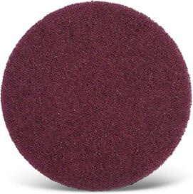 Menzer Schleifvlies für Einscheibenmaschinen, Durchmesser: 406 mm, Dicke: 7 mm, Farbe: Violett, VE 10 - Bild 1