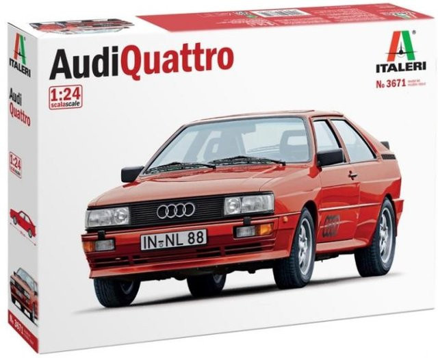 Italeri Audi Quattro, Modellauto, 1:24, Rot - Bild 1