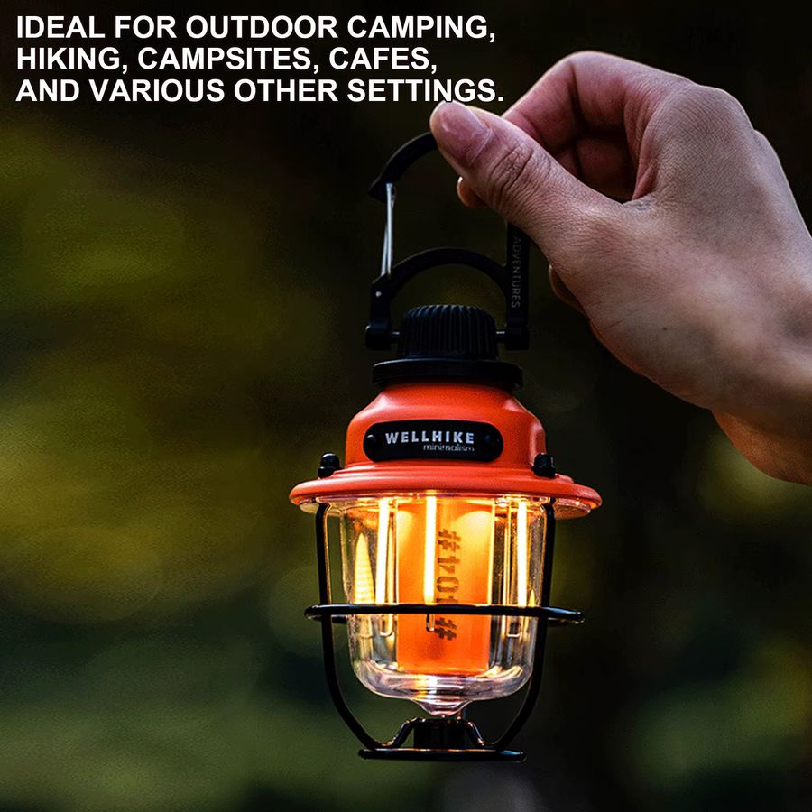APWIKOGER LED Campinglampe mit Haken als multifunktionale Outdoor-Beleuchtung und Tannenzapfen-Leuchte für Zelt und Vordach - Bild 2