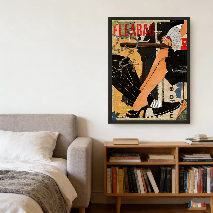 Fleabag Filmplakat als hochwertiger Leinwand-Kunstdruck in Mehrfarbig für deine moderne Wanddekoration - Bild 2