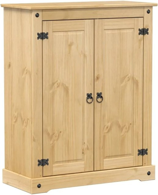 vidaXL Schuhschrank Corona aus Massivholz Kiefer in Honigfarben, B/T/H: 86 x 38,5 x 108 cm - Bild 1