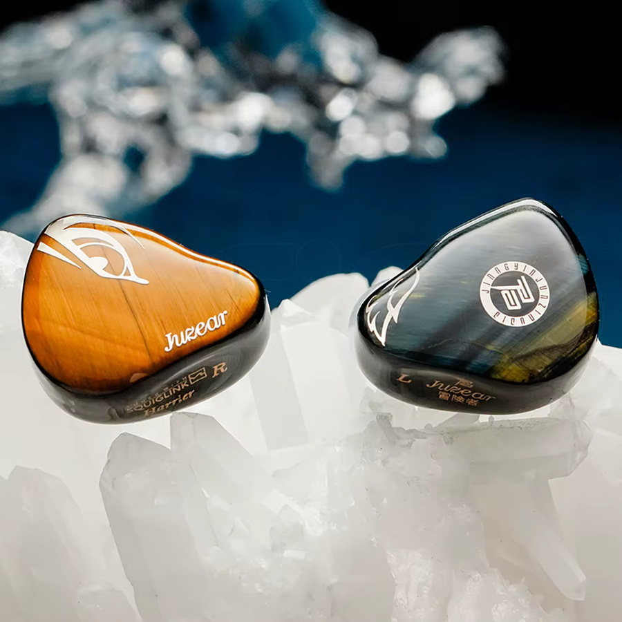 Juzear Harrier In-Ear-HiFi-Kopfhörer mit 1DD+6BA+2 Micro Planar Driver und austauschbaren 3,5 mm und 4,4 mm Steckern in Gelb - Bild 2