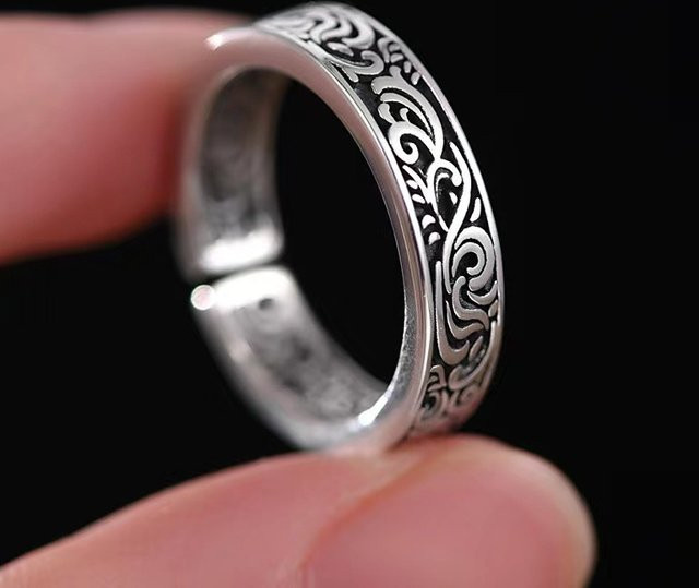 SAY Ring 925 Silber, Vintage, Unisex - Bild 1