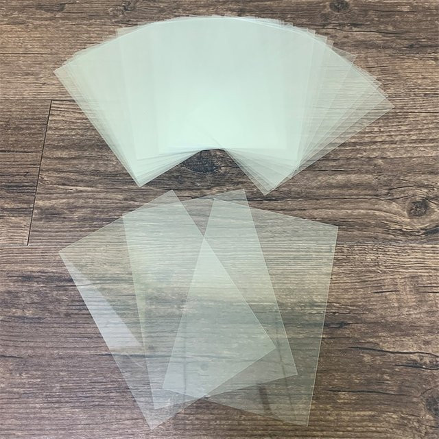 50 Stück doppelseitige Schaumstreifen aus transparentem Kunststoff für DIY Shaker und Kartenbastelarbeiten - Bild 1