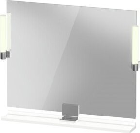 Duravit Sivida LED-Spiegel in Weiß mit Dimmer und Touch-Schalter, B: 85 cm, H: 65 cm, T: 3,6 cm - Bild 1