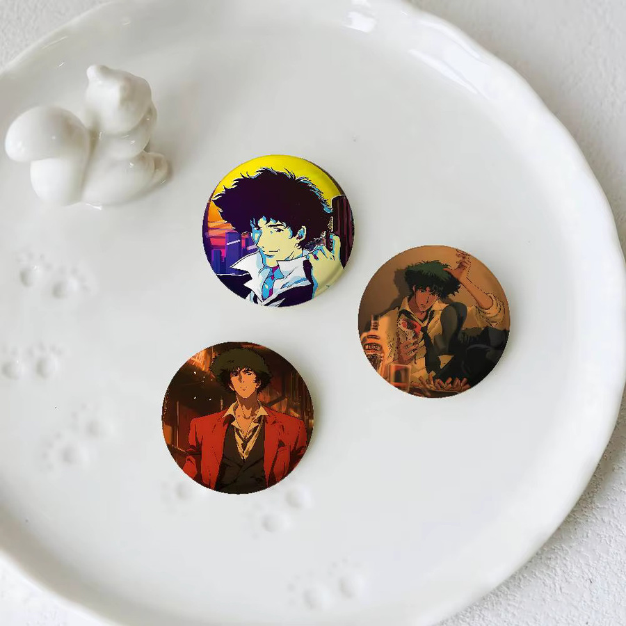 Brosche Cowboy Bebop Anime Retro Abzeichen, Unisex - Bild 2
