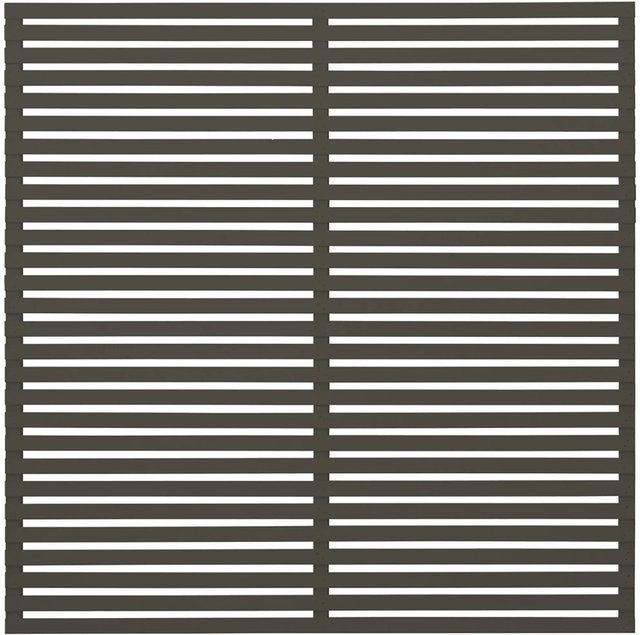 Plus Sichtschutzzaun Tokyo aus Nadelholz in Umbragrau, B/H: 180 x 180 cm - Bild 1