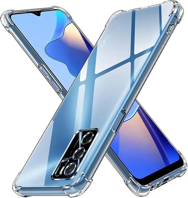 Stoßfeste TPU Schutzhülle für OPPO A16, A16s, A54s, A17, A98 5G, A78, A96 4G, A76, A94 5G, A52 und A72 in Transparent - Bild 1