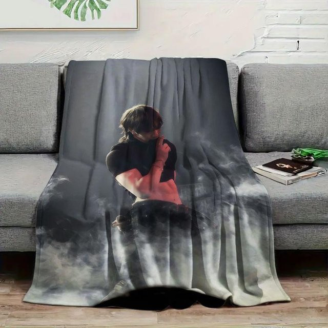 Bangchan Flanelldecke mit Aufdruck, B/B: 80 x 120 cm - Bild 1