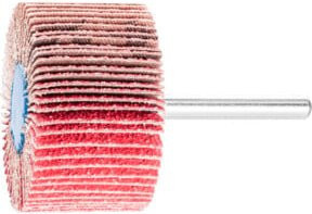 PFERD Keramikkorn Fächerschleifer CO-COOL60 in Rot mit 50 mm Durchmesser und 6 mm Schaft-Durchmesser für hohen Abtrag auf Edelstahl - Bild 1