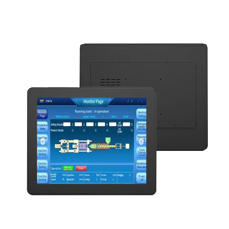 Koxian HD Kapazitiver Touchmonitor Einbau-Display IP65 Wasserdicht Schwarz 7,0 Zoll - Bild 3