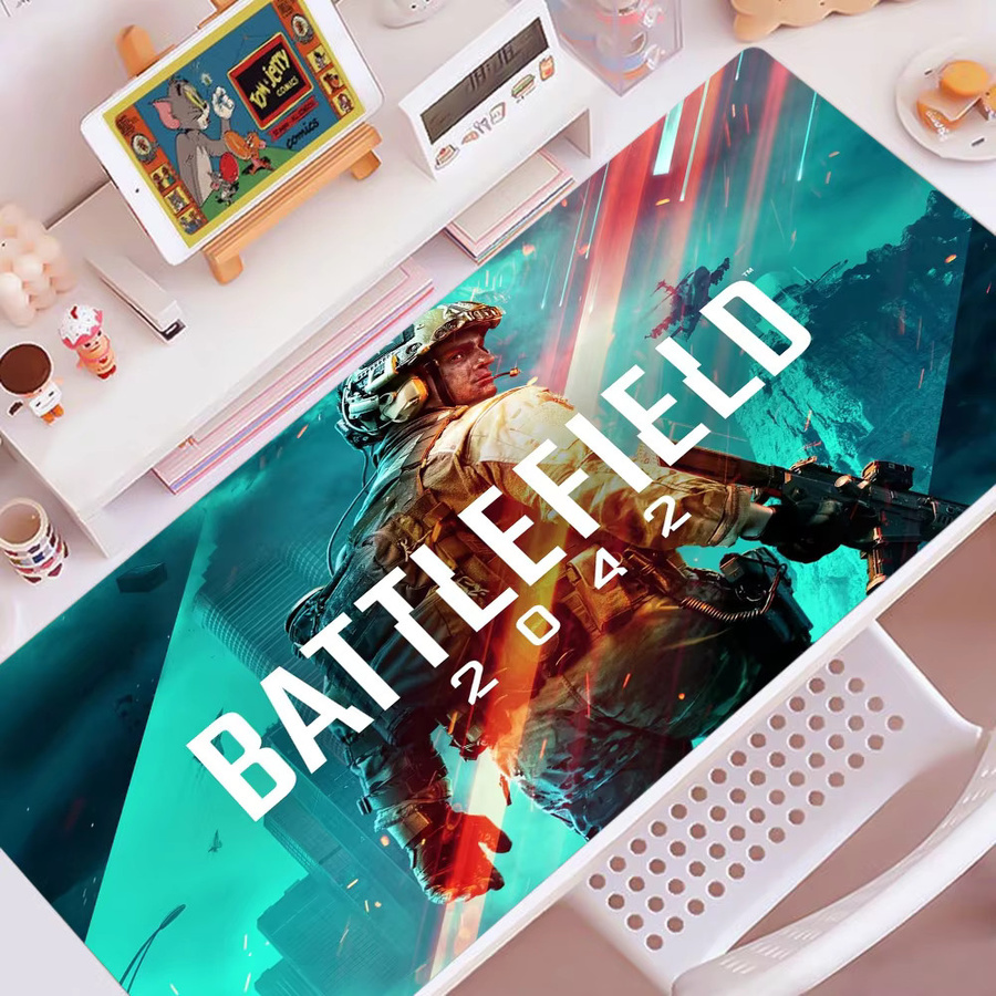 Battlefield Extra großes PC-Gaming-Mauspad in Multicolour als Schreibtischmatte und Tastaturpad - Bild 3